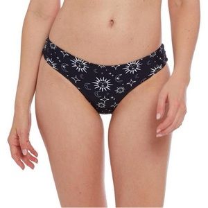 NWT Cyn & Luca Bethany Celestial Scoop Ruched Swim Bottom